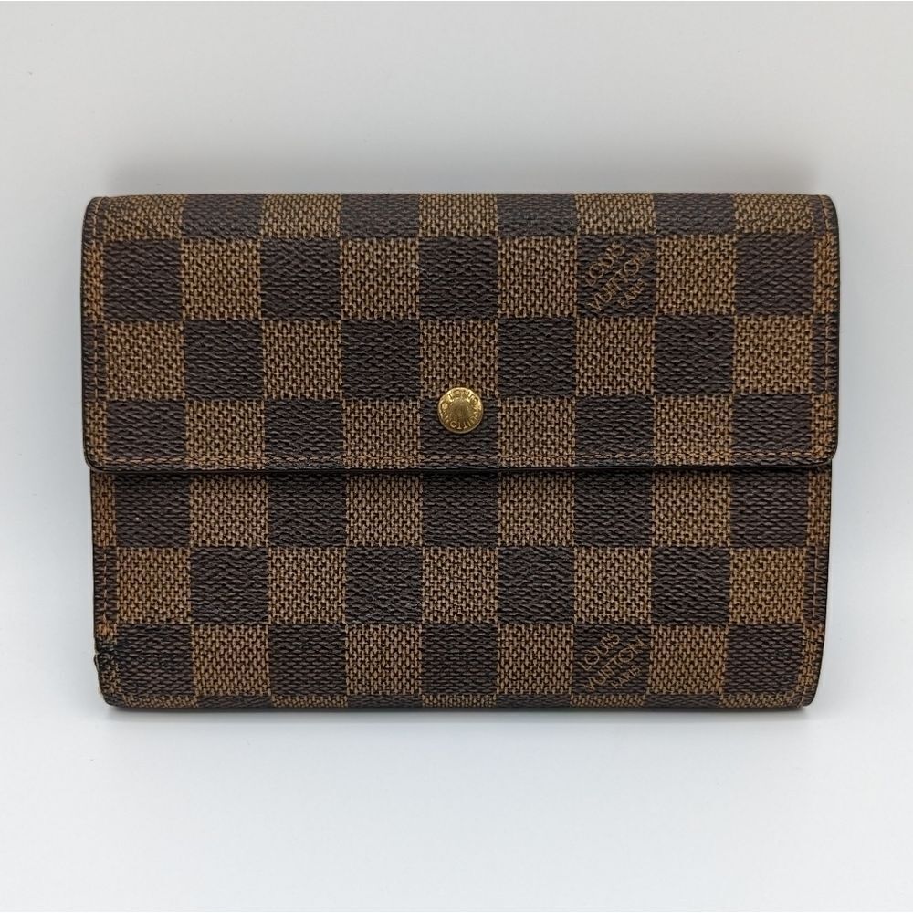 Louis Vuitton Damier Ebene Porte-Tresor Etui Papier Wallet